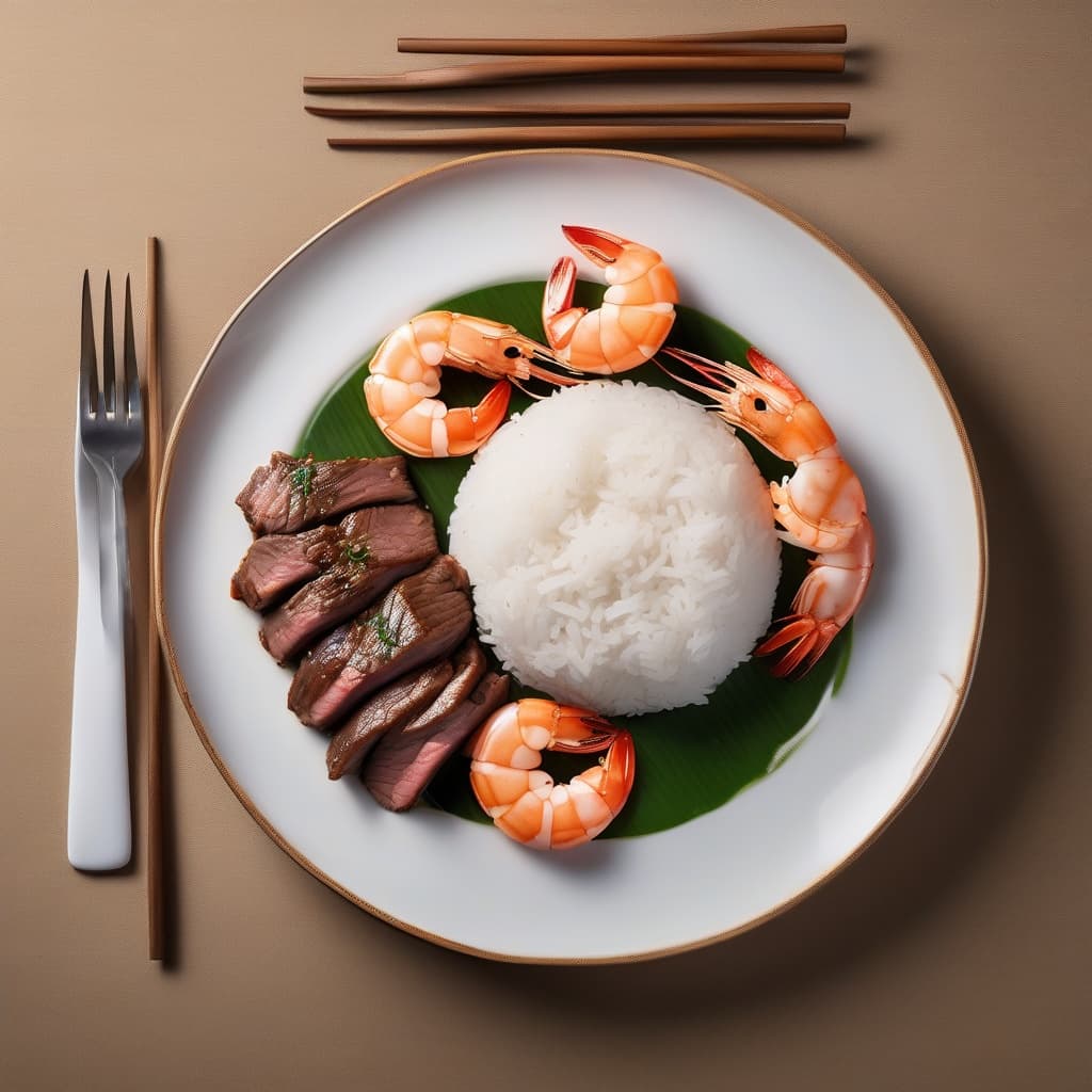 Beef & Prawn