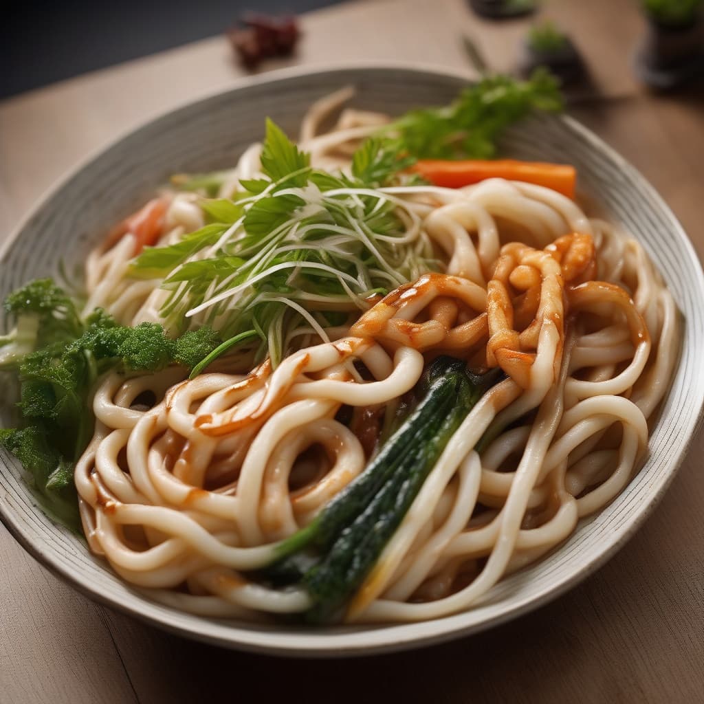 Vegetable Yaki-Udon